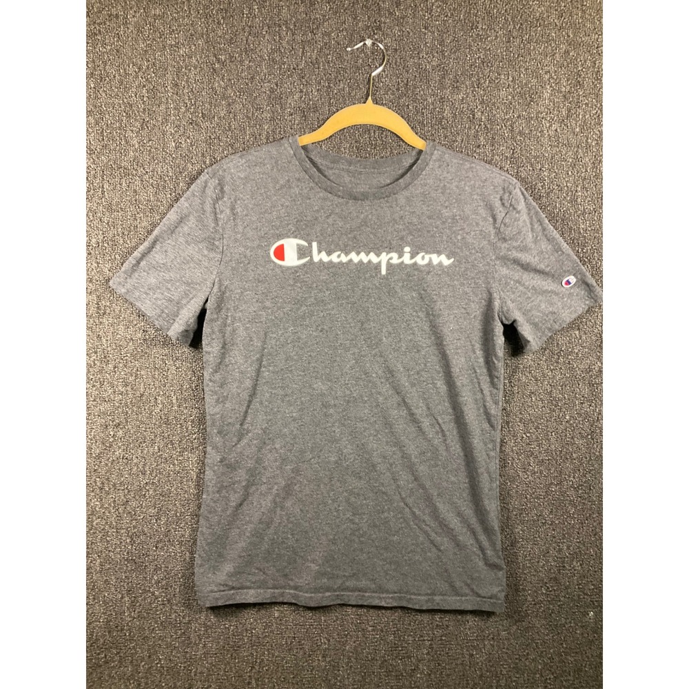 Champion Boys Gray Short Sleeve Graphic Logo T-Shirt Size XL 18-20 C014SK005A
